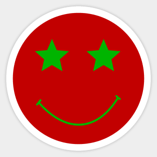 bright christmas smile Sticker